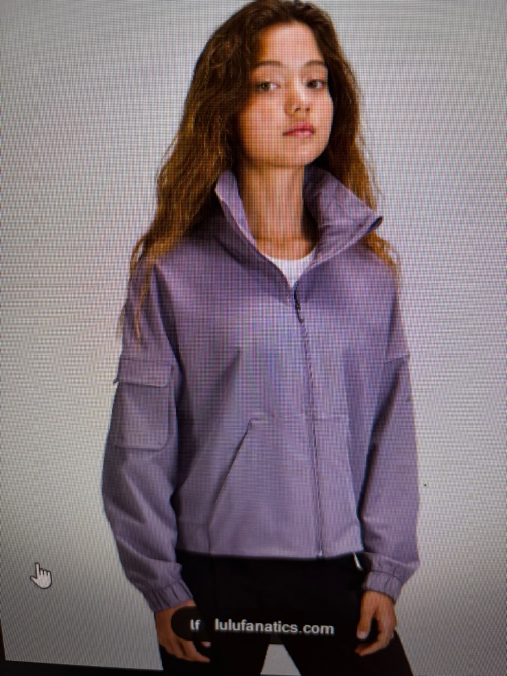 Rare Lululemon Cinched Hem Jacket Dusky Lavender